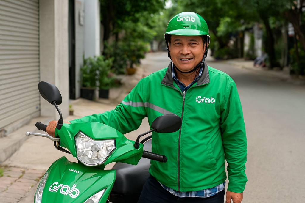 xe ôm grab củ chi
